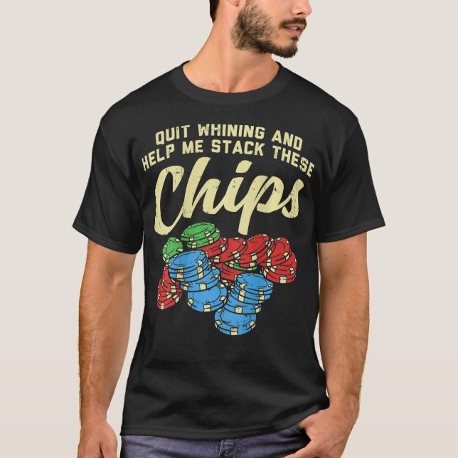 Funny Gambling s Poker Player  T-Shirt (Front)