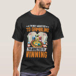 Funny gambling winning word art  T-Shirt<br><div class="desc">Funny gambling winning word art T-Shirt</div>