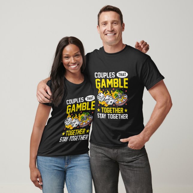 Funny gambling word art  T-Shirt (Unisex)