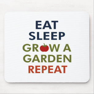 Funny Game Eat Sleep Grow A Garden Repeat Gamer De Mouse Mat
