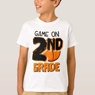 Funny Game On 2nd Grade Sketll First Day Of School T-Shirt