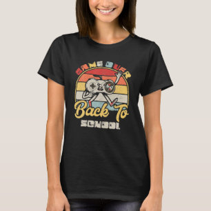 Funny Game Over Teacher Student Controller Back To T-Shirt