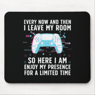 Funny Gamer Art For Men Women Gaming Gamer Video G Mouse Mat