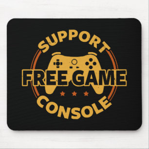 Funny Gamer Console Protest Gaming Mouse Mat