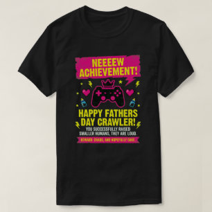 Funny Gamer Dad Achievement Father’s Day  T-Shirt