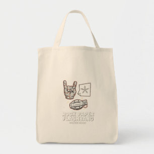 Funny Gamer Flashbang Meme - Rock Paper Scissors Tote Bag