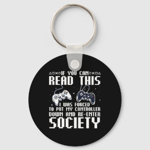 Funny Gamer For Men Women Video Gamer Gaming Game Key Ring