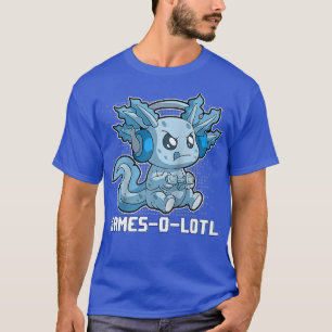 Funny Gamer Gamesolotl Axolotl Video Games Kawaii  T-Shirt