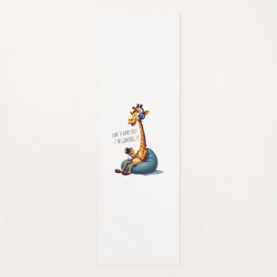 Funny Gamer Giraffe Gaming For Boys Men Video Game Yoga Mat