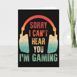 Funny Gamer Graphic Shirt For Teens Boys Men Video Card