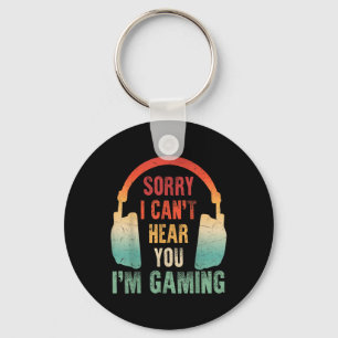 Funny Gamer Graphic Shirt For Teens Boys Men Video Key Ring