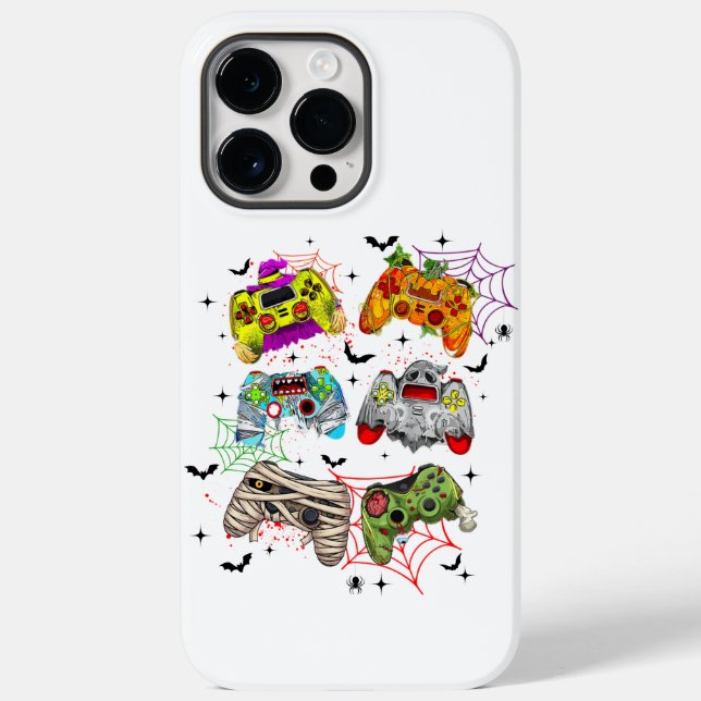 Funny Gamer Halloween phone 14 Pro Max Case  (Back)