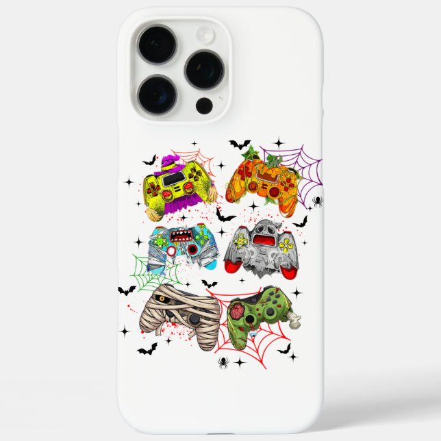Funny Gamer Halloween phone 16 Pro Max Case  (Back)