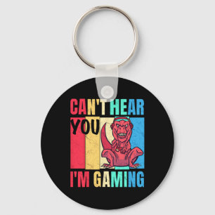 Funny Gamer Headset Gaming Can't Hear You I'm Gami Key Ring