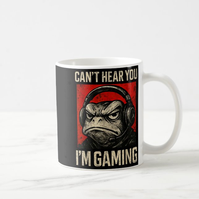 Funny Gamer Mpy Frog Art Men Women Boys Video Gami Coffee Mug (Right)
