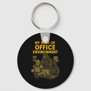 Funny Gamer Office Work Sarcasm Gamer Nerd Office  Key Ring