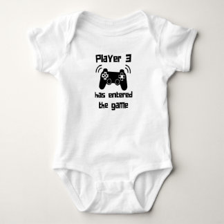 Funny Gamer Pregnancy Announcement  Baby Bodysuit