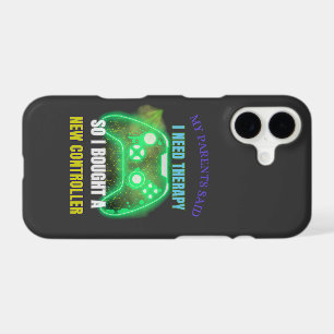 Funny Gamer Quote Controller Graphic iPhone 17