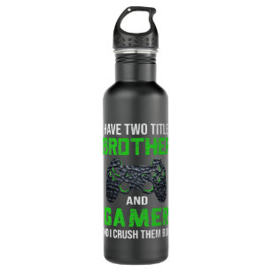 Funny Gamer Quote Video Games Gaming Boys Brother 710 Ml Water Bottle
