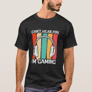 Funny gamer retro design for kids teens gaming fan T-Shirt