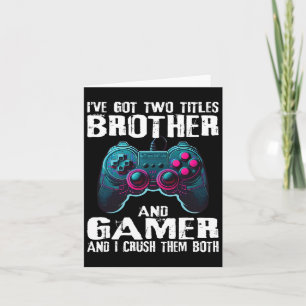 Funny Gamer Sayings For Boys Teens Kids Video Game Card