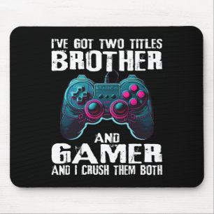 Funny Gamer Sayings For Boys Teens Kids Video Game Mouse Mat