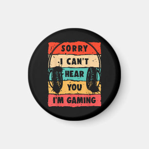 Funny Gamer Shirt for Teens Boys Men Video Gaming Magnet