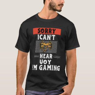 Funny Gamer Shirt for Teens Boys Men Video T-Shirt