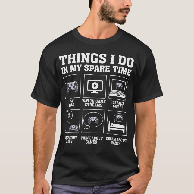 Funny Gamer T-Shirt (Front)