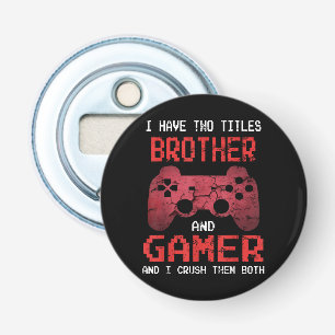 Funny Gamer Vintage Video Games For Boys Brother Bottle Opener