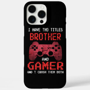 Funny Gamer Vintage Video Games For Boys Brother iPhone 16 Pro Max Case