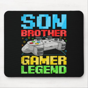 Funny Gamer Vintage Video Games For Boys Brother S Mouse Mat