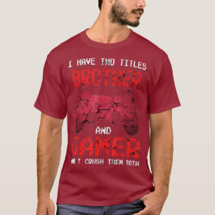 Funny Gamer Vintage Video Games For Boys Brother T-Shirt