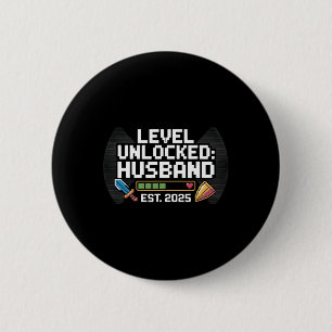 Funny Gamer Wedding Engagement Gift Tee  6 Cm Round Badge