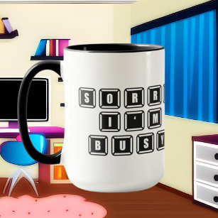 funny gamer word art mug