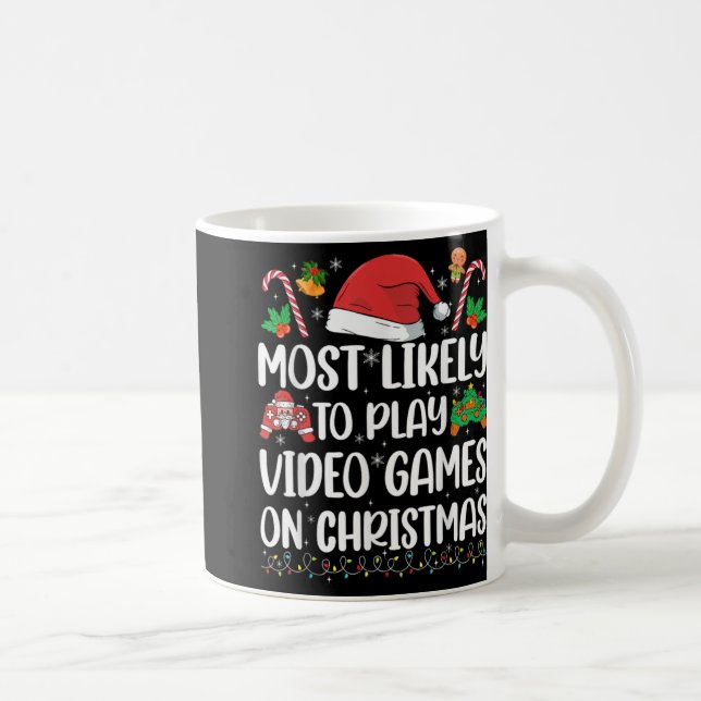 Funny Gamer Xmas Likely Play Video Games On Christ Coffee Mug (Right)