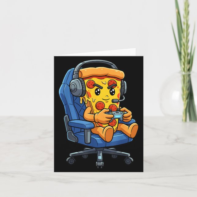 Funny Gamer Zza Gaming Video Game Enthusiast Boys  Card (Front)