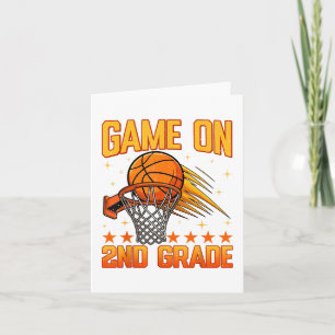 Funny Games On 2nd Grade Basketball First Day Of S Card