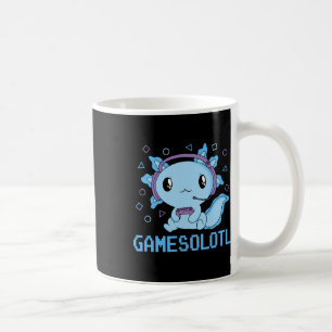 Funny Gamesolotl Anime Kawaii Gaming Axolotl Video Coffee Mug