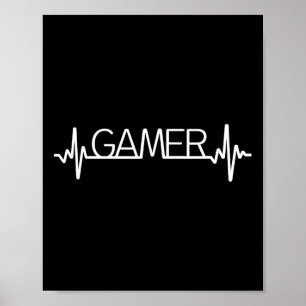 Funny Gaming Art For Men Women Kids Gamers Video G Poster