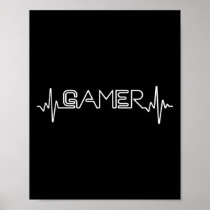 Funny Gaming Art For Men Women Kids Gamers Video G Poster