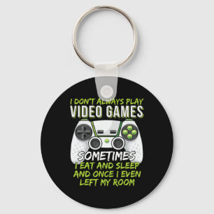 Funny Gaming Boys Girls Men Gamer Video Game 4 Key Ring