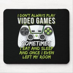 Funny Gaming Boys Girls Men Gamer Video Game 4 Mouse Mat