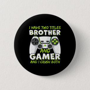 Funny Gaming Boys Girls Men Gamer Video Game 6 Cm Round Badge