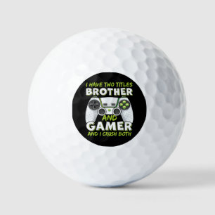 Funny Gaming Boys Girls Men Gamer Video Game Golf Balls