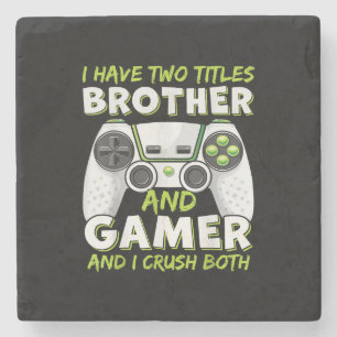 Funny Gaming Boys Girls Men Gamer Video Game Stone Coaster