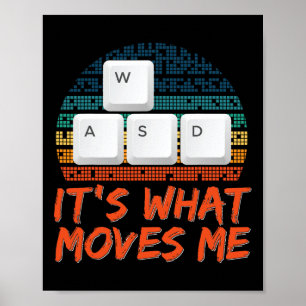 Funny Gaming Boys Girls Men Pc Gamer Video Game Poster