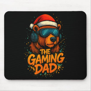 Funny Gaming Dad Christmas Outfit Gamer Gift Mouse Mat