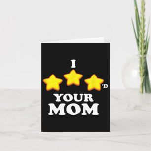 Funny Gaming I Three Starred Your Mum 1 Card