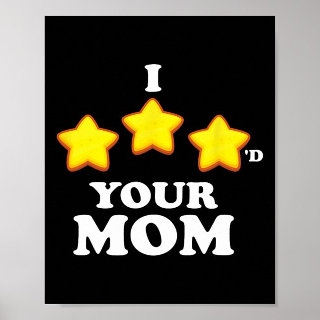 Funny Gaming I Three Starred Your Mum 1  Poster (Front)